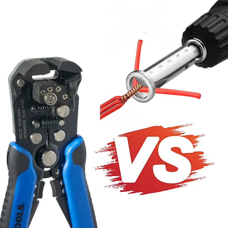 Peladora de Cable Manual vs Eléctrica